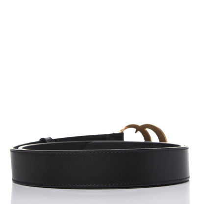 Gucci Calfskin Double G 30mm Belt 90 36 Black 2 of 7