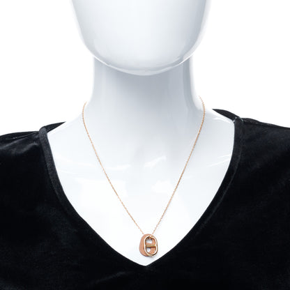 Hermes Swift O'Maillon Pendant Necklace Gold 2 of 7