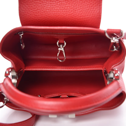 Louis Vuitton Taurillon Capucines BB Rubis 5 of 9