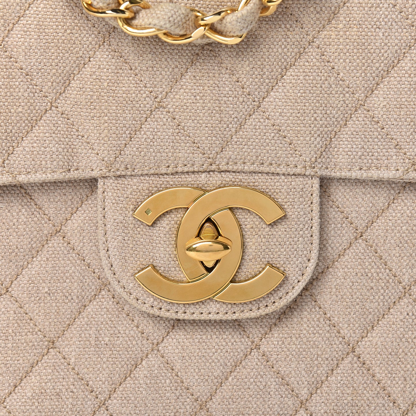 Toile Jumbo Single Flap Beige
