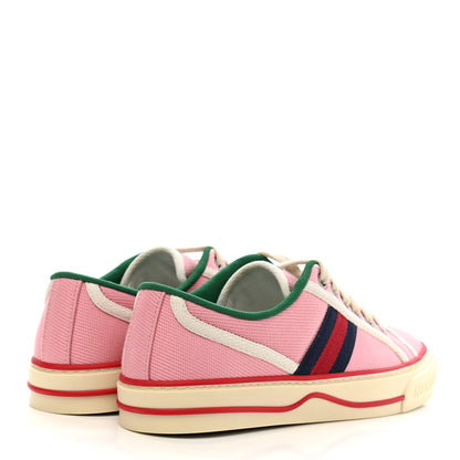 Gucci Canvas Web Womens 1977 Tennis Sneakers 36.5 Wild Rose Mystic White 4 of 7