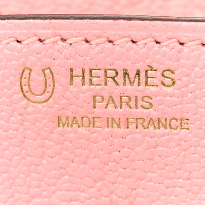 Hermes Chevre Mysore Horseshoe Birkin 25 Rose Sakura Nata 6 of 11