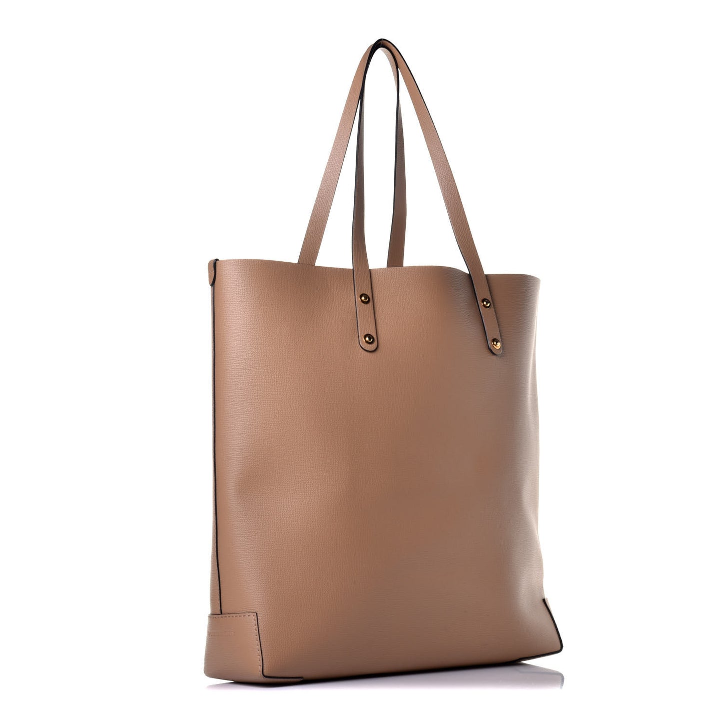 Calfskin Embossed Crest Large Tote Light Camel