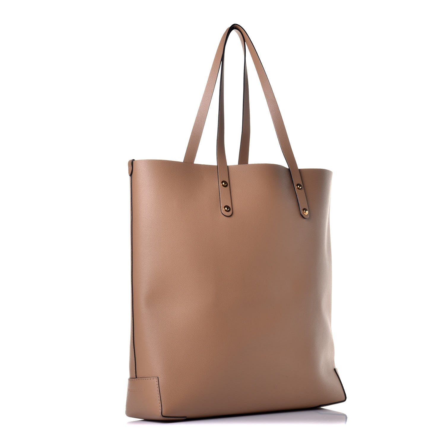 Burberry Calfskin Embossed Crest Large Tote Light Camel 3 of 8
