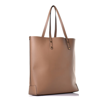 Burberry Calfskin Embossed Crest Large Tote Light Camel 3 of 8