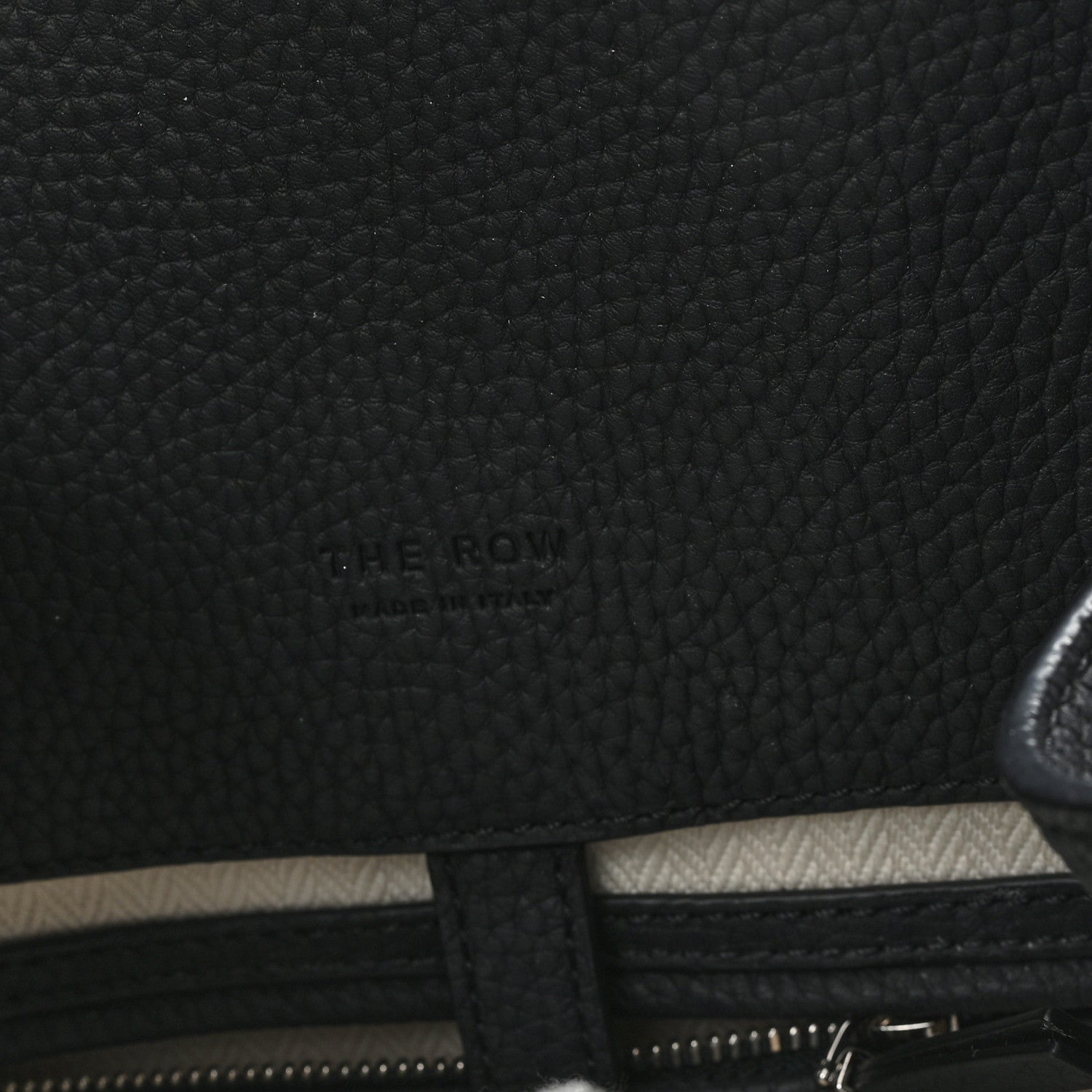 The Row Matte Grained Calfskin Soft Margaux 15 Black 5 of 8