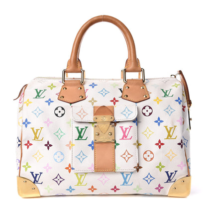 Louis Vuitton Monogram Multicolor Speedy 30 White 1 of 10