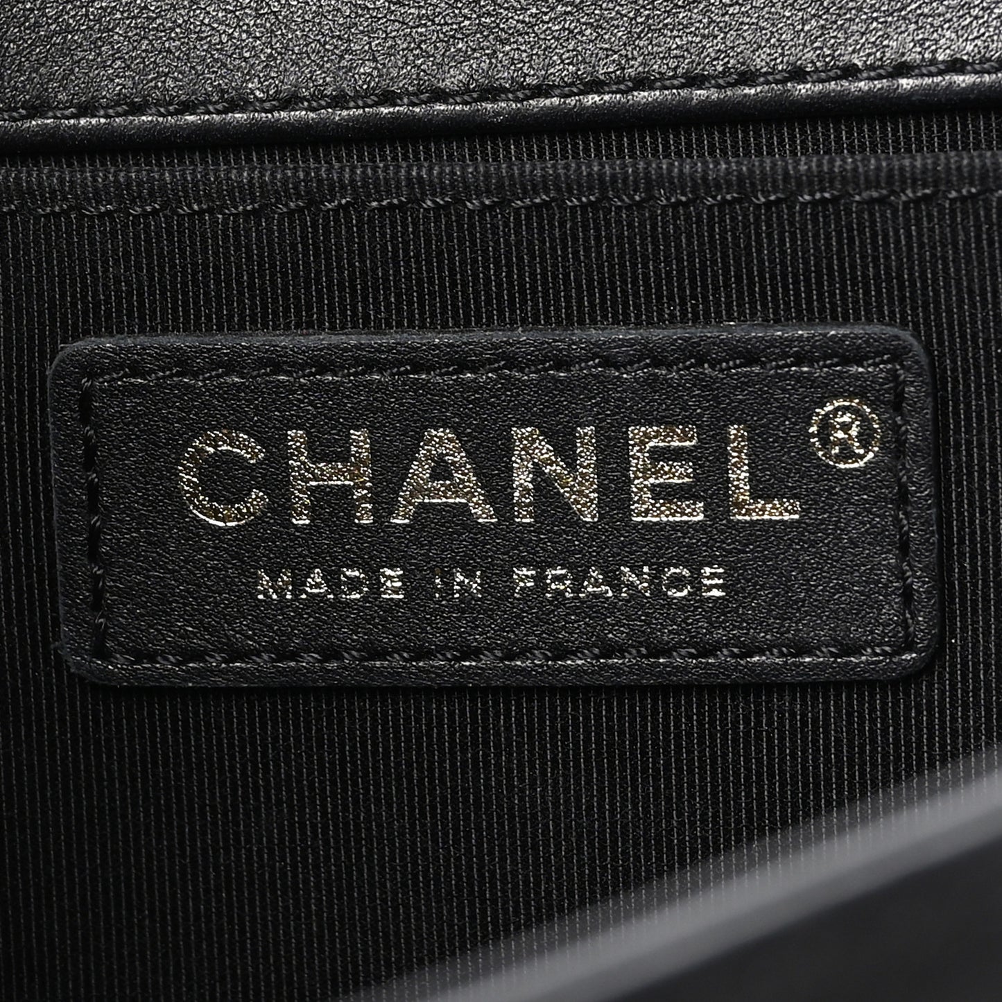 Lambskin Quilted Medium Boy Flap Black