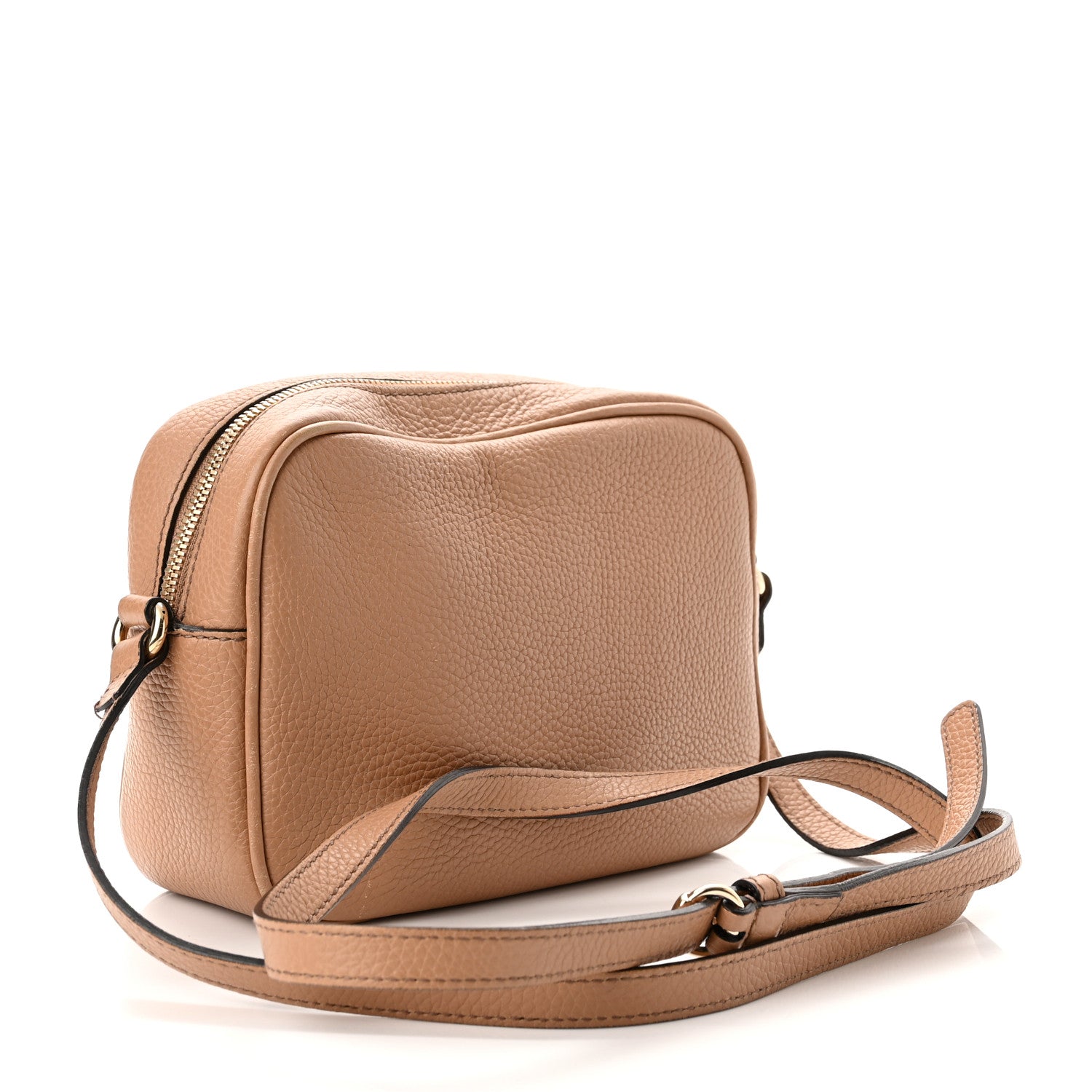 Gucci Pebbled Calfskin Small Soho Disco Bag Rose Beige 3 of 10