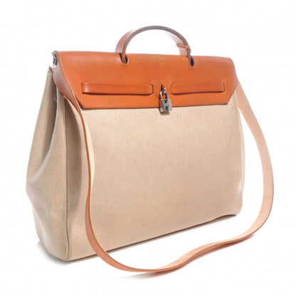 Hermes Toile Herbag MM Natural 3 of 9