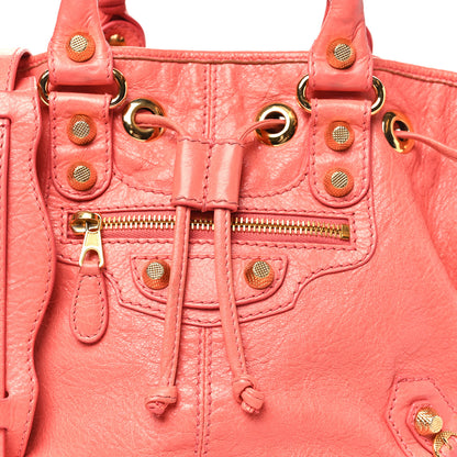 Balenciaga Agneau Giant 12 Gold Hardware Mini Pompon Rose Azalee 8 of 12