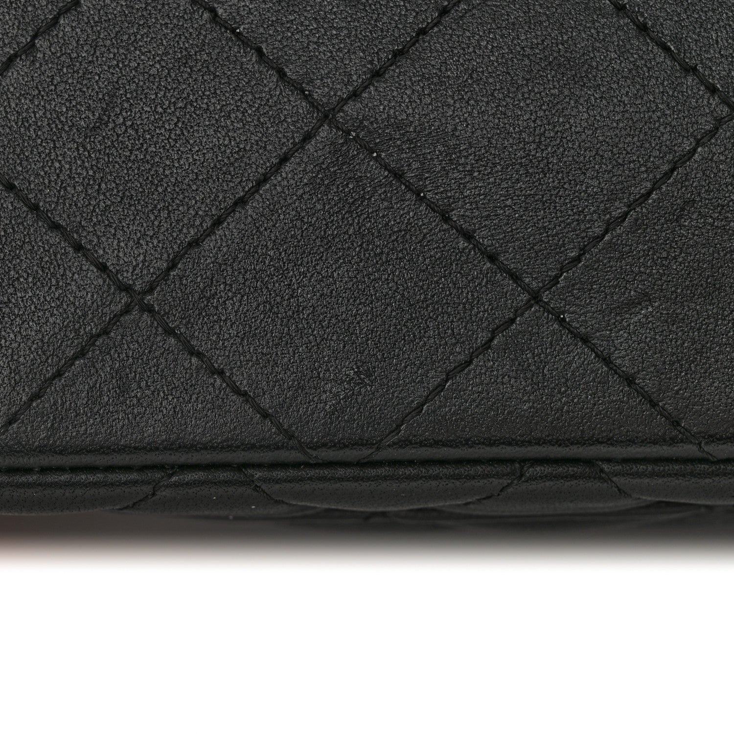 Chanel Lambskin Quilted Mini Rectangular Flap Black 12 of 16