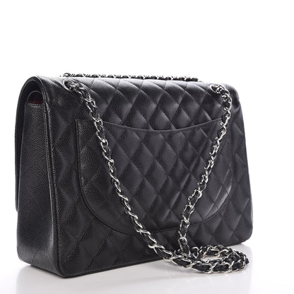 Chanel Caviar Quilted Maxi Double Flap Black 3 of 10