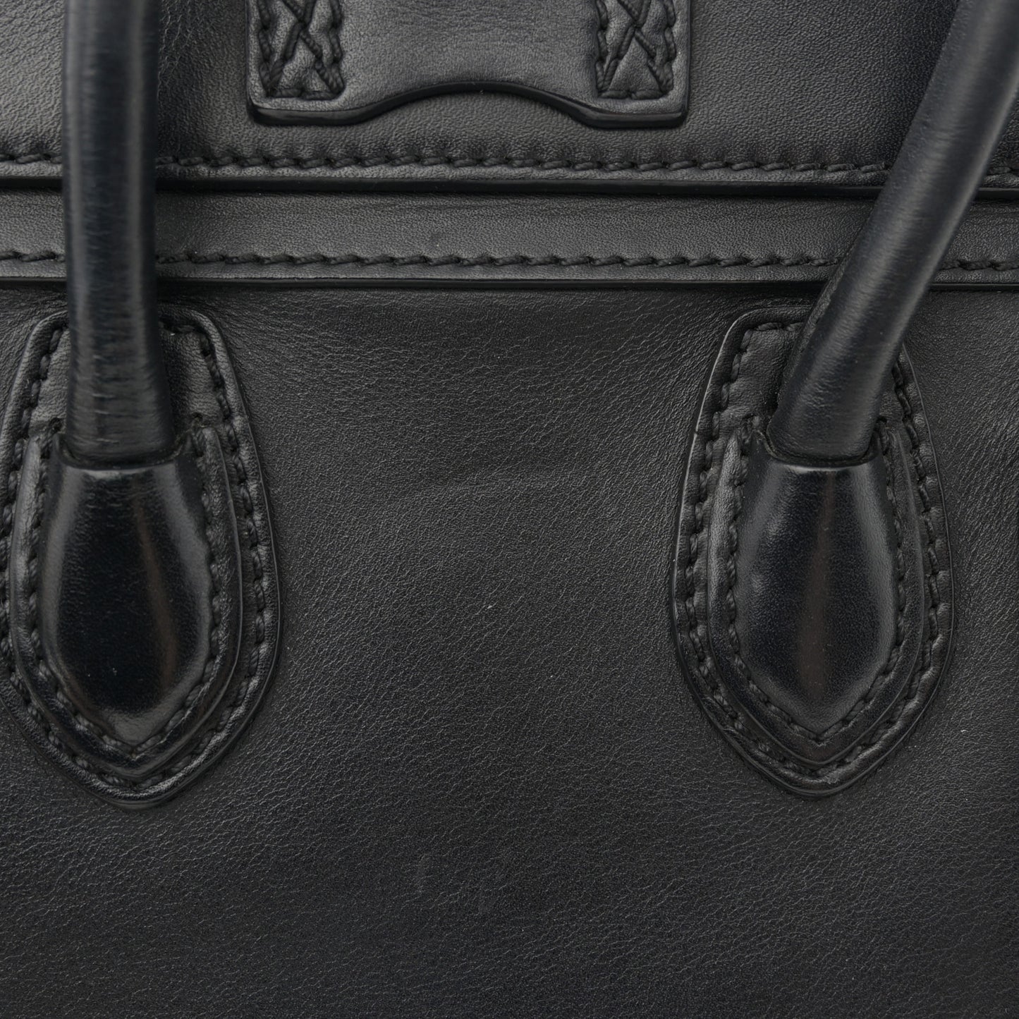Smooth Calfskin Nano Luggage Black