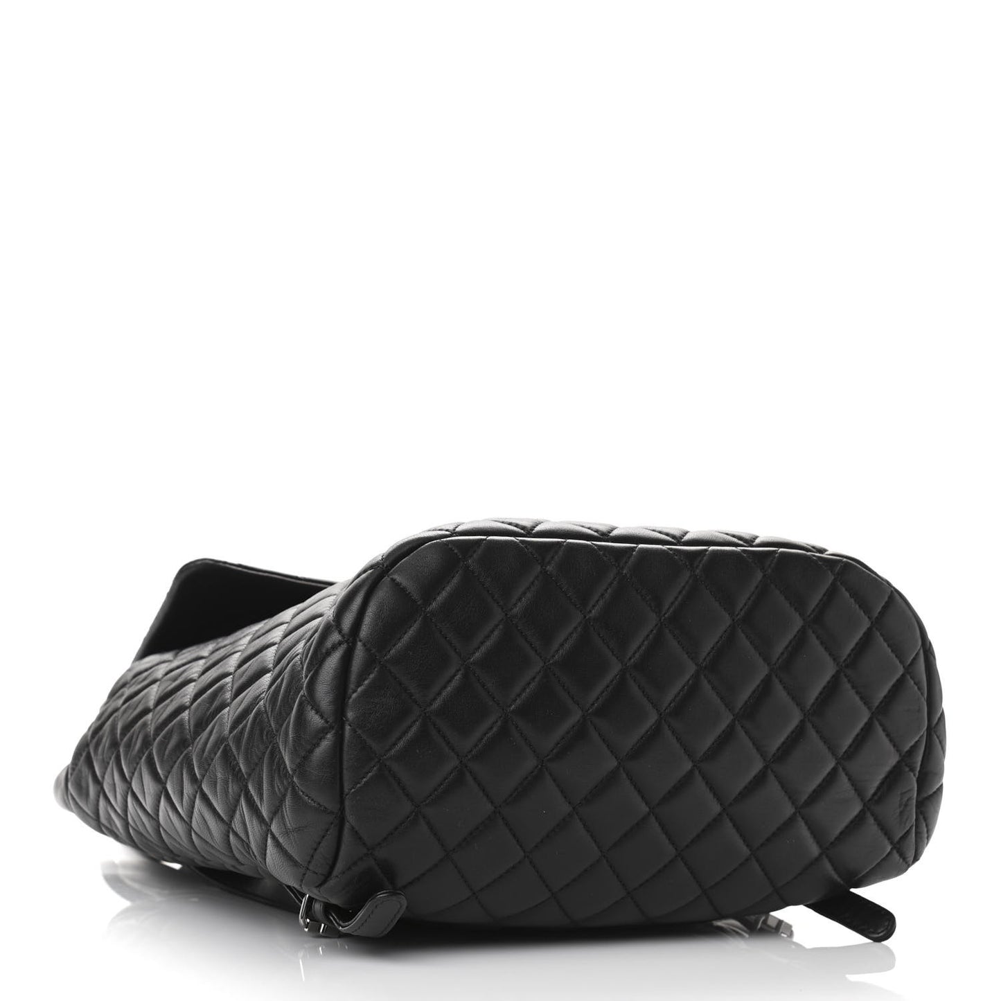 Lambskin Quilted Large Urban Spirit Backpack Black