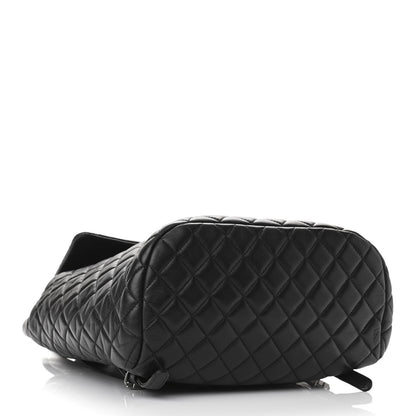 Chanel Lambskin Quilted Large Urban Spirit Backpack Black 4 of 10