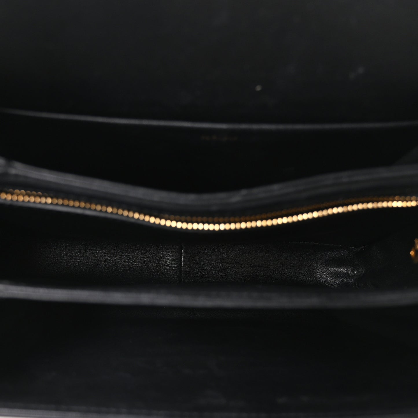 Shiny Calfskin Medium Triomphe Black