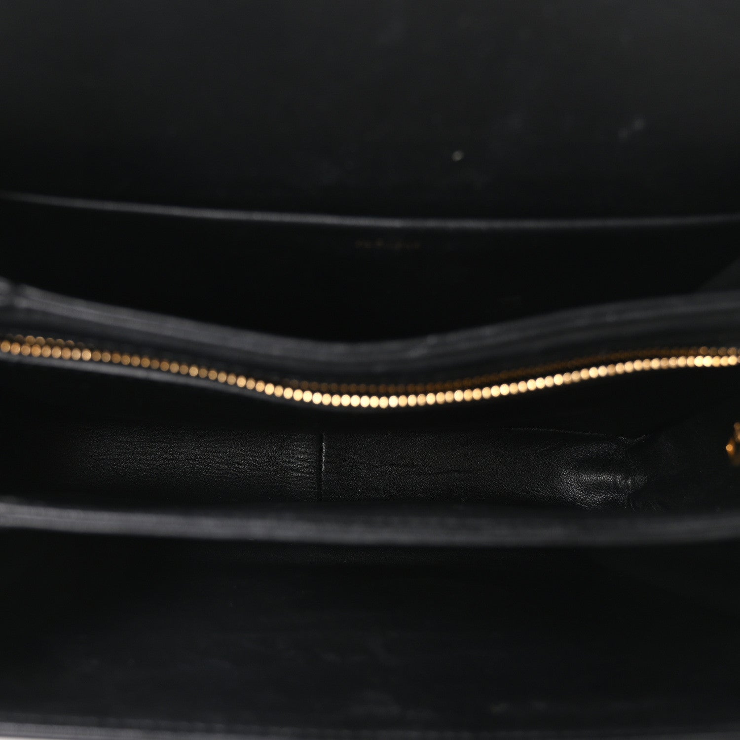 Celine Shiny Calfskin Medium Triomphe Black 5 of 10