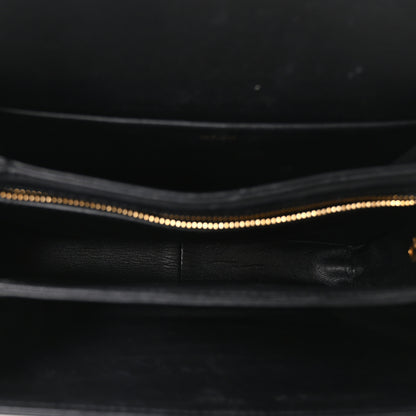 Celine Shiny Calfskin Medium Triomphe Black 5 of 10