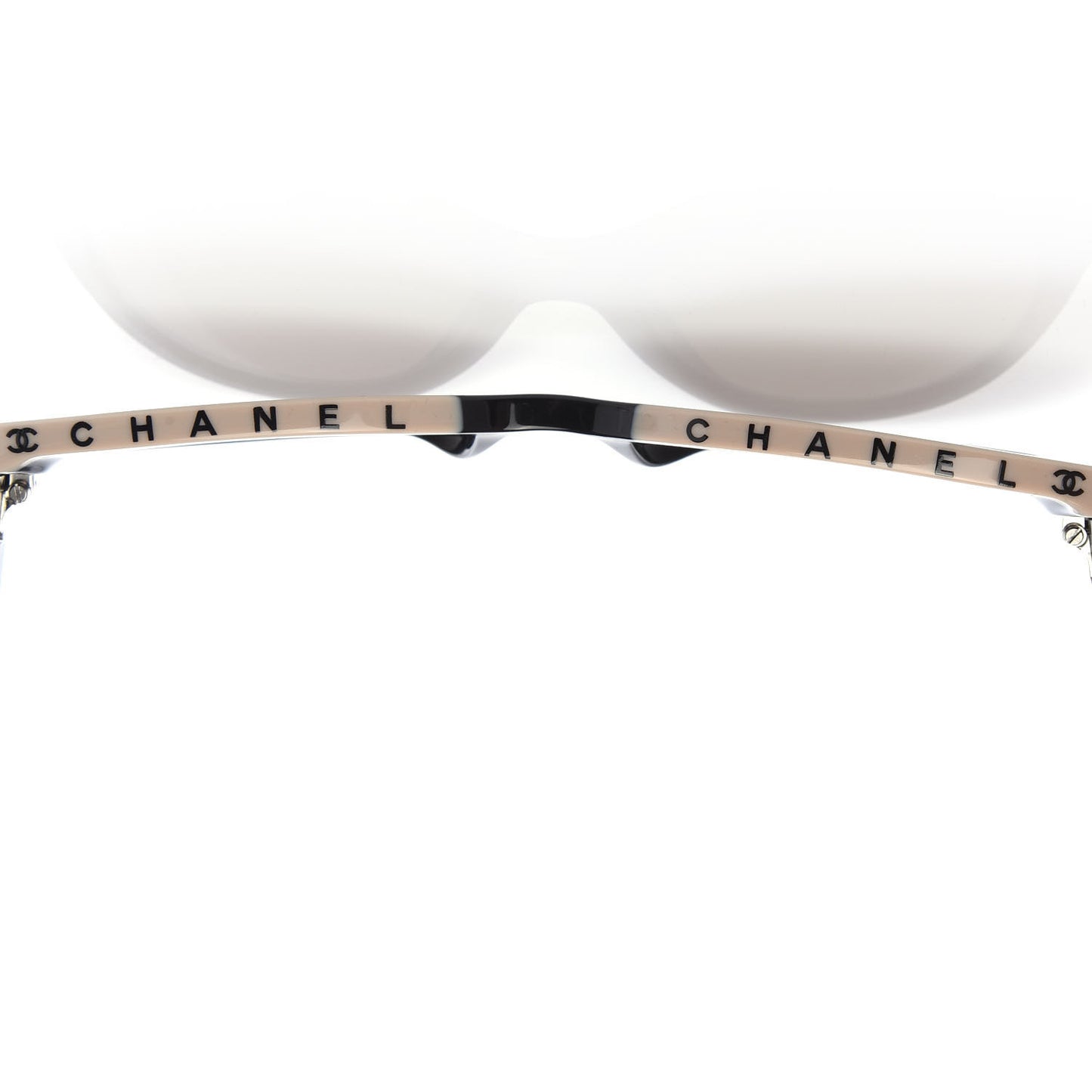 Acetate CC Butterfly Sunglasses 5414 Black Beige