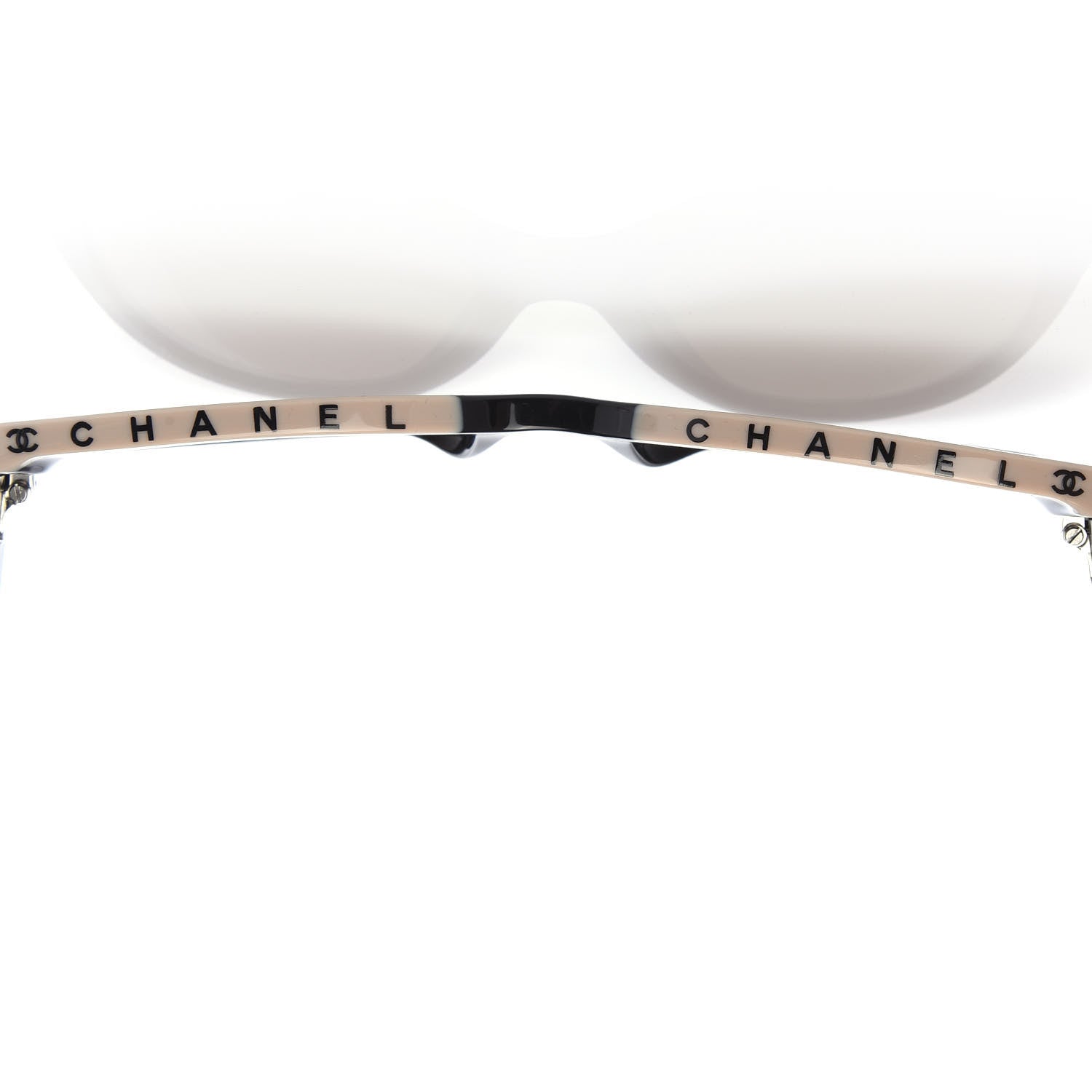Chanel Acetate CC Butterfly Sunglasses 5414 Black Beige 8 of 9