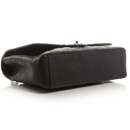 Chanel Caviar Quilted Maxi Double Flap Black 4 of 9