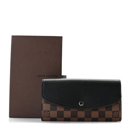 Louis Vuitton Damier Ebene Normandy Wallet Black 10 of 10