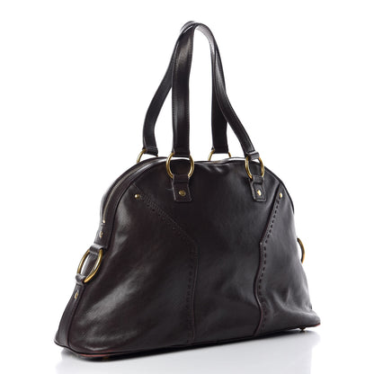 Saint Laurent Calfskin Medium Muse Dark Brown 3 of 26