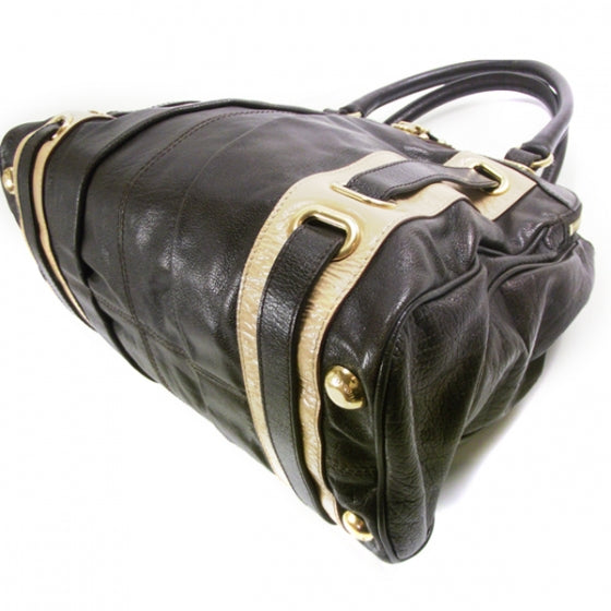 Leather Hudson Tote Brown