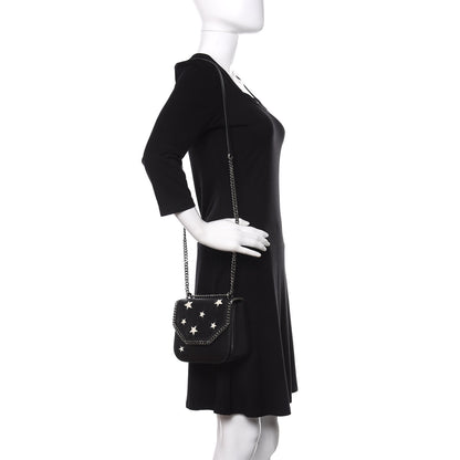 Stella McCartney Alter Nappa Embossed Medium Star Falabella Box Shoulder Bag Black 3 of 10