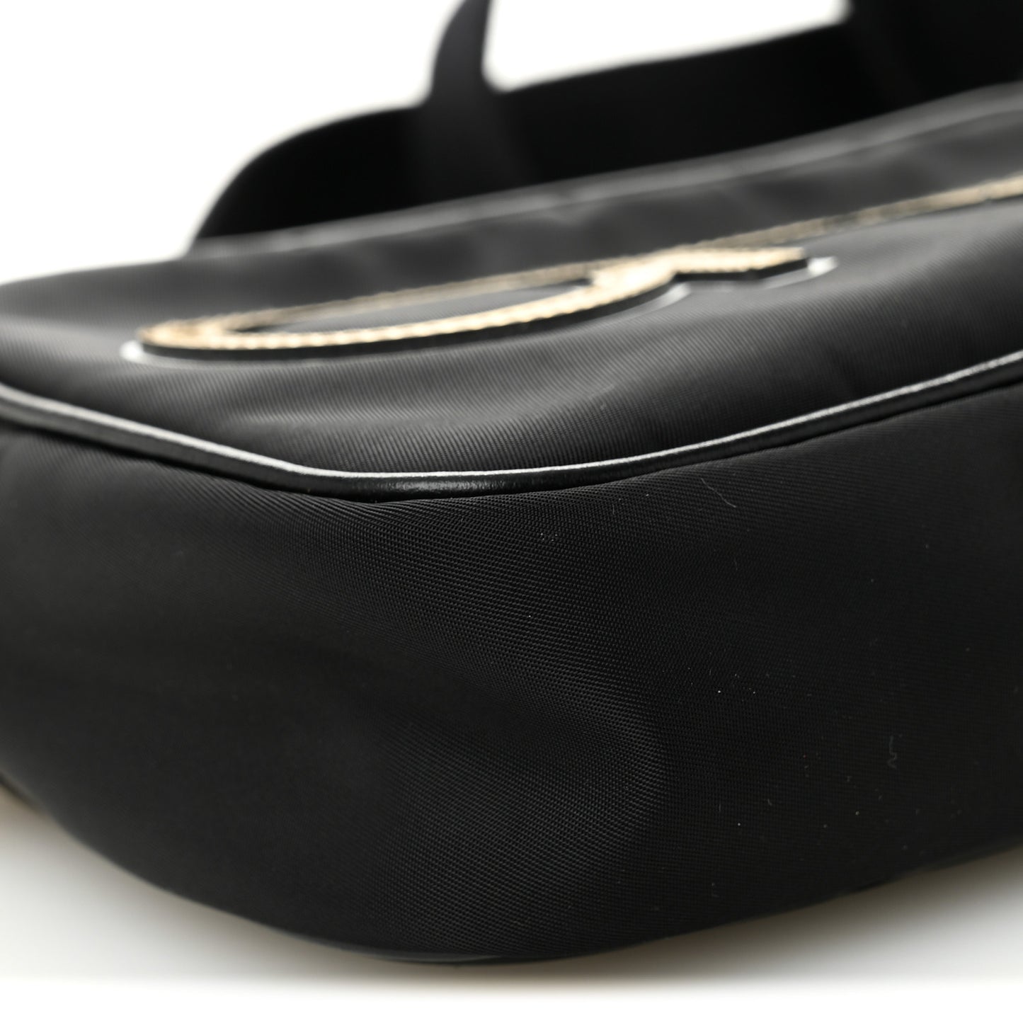Nylon Lorelle Logo Camera Bag Black