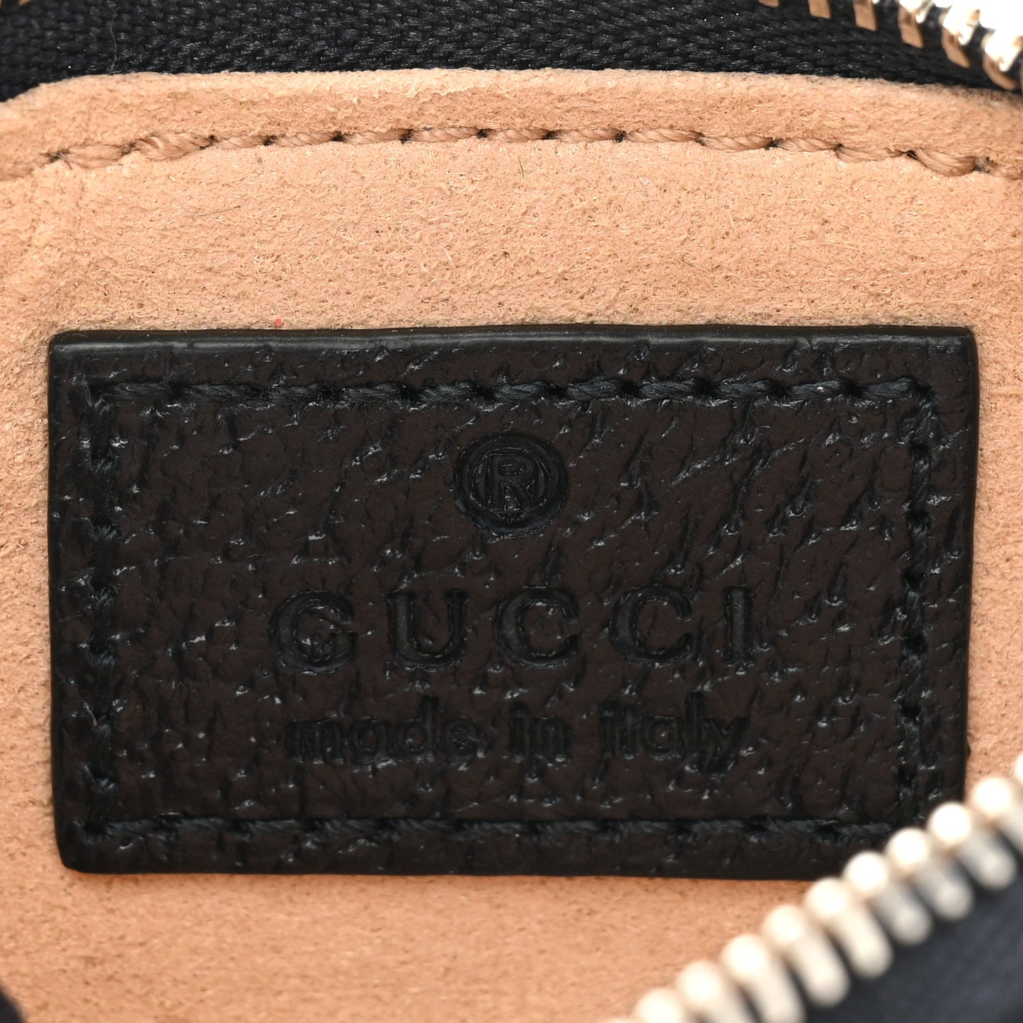GG Supreme Monogram Web Ophidia Key Case Beige Blue
