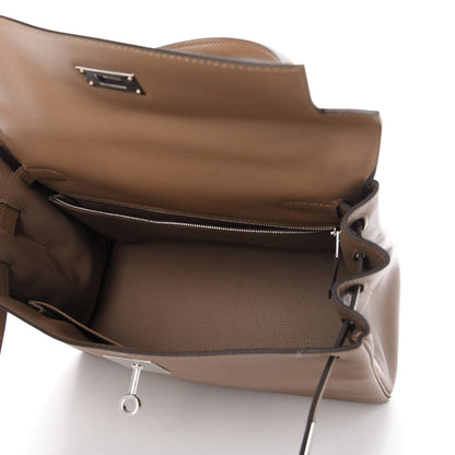 Hermes Evercolor Kelly Retourne 28 Beige De Weimar 5 of 12