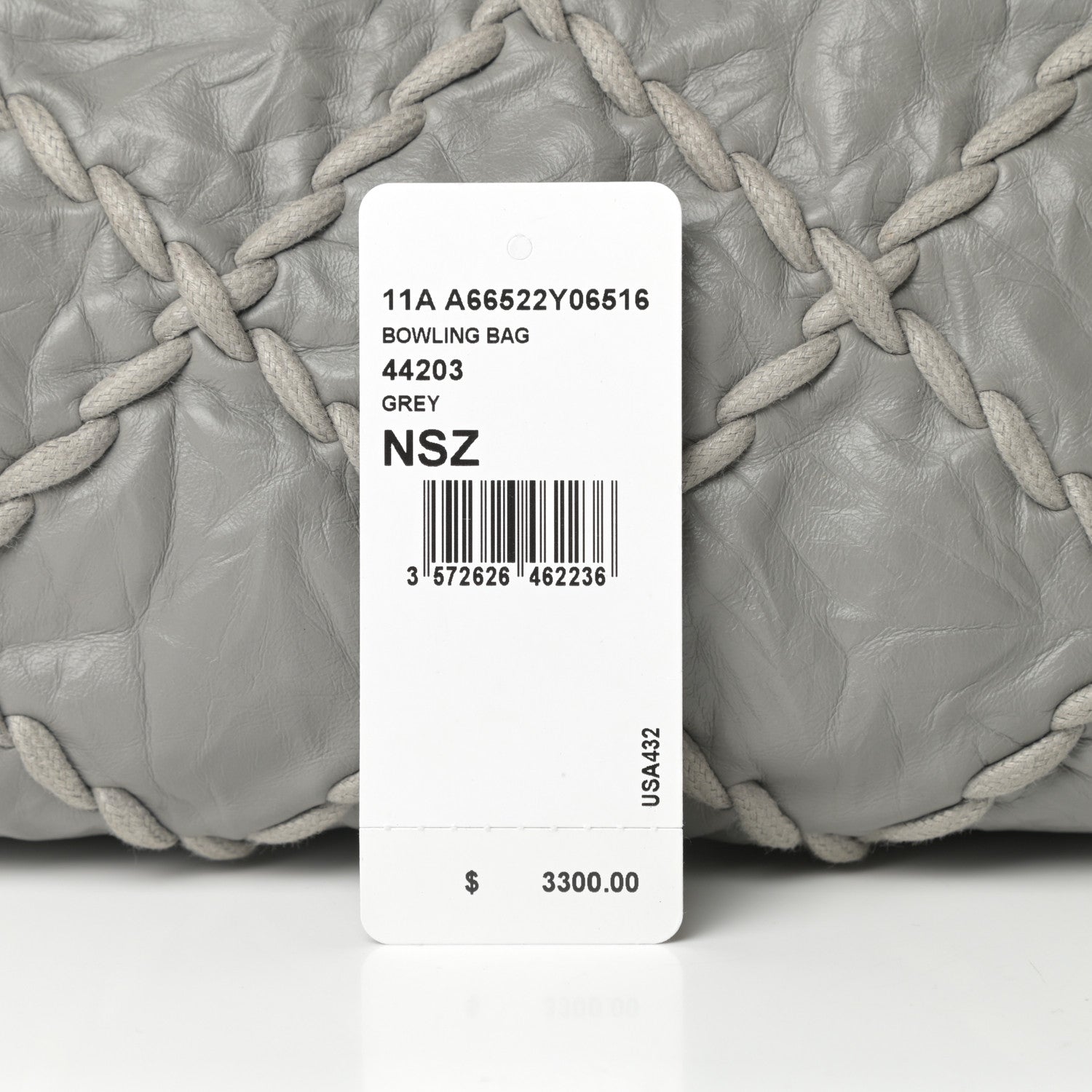 Chanel Calfskin Ultra Stitch Bowler Grey 14 of 14