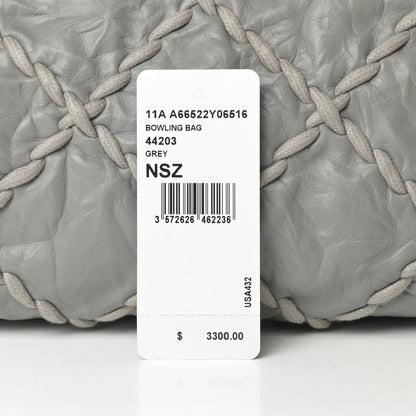 Chanel Calfskin Ultra Stitch Bowler Grey 14 of 14