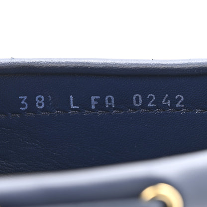 Louis Vuitton Empreinte Gloria Loafers 38 Navy 8 of 11