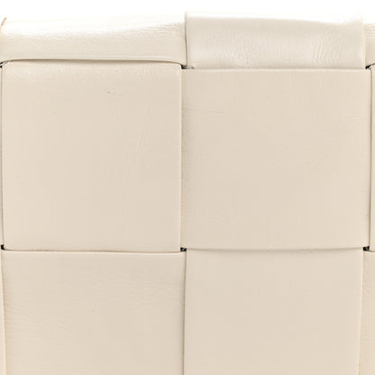 Bottega Veneta Paper Calfskin Intrecciato Cassette Belt Bag White 7 of 12