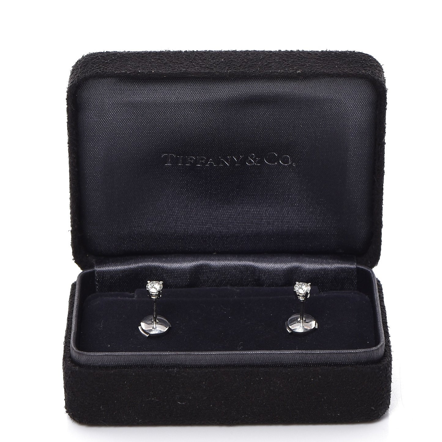 Platinum Diamond .36ctw Solitaire Earrings
