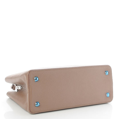 Louis Vuitton Taurillon Capucines MM Taupe 4 of 8