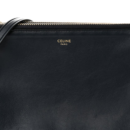 Celine Lambskin Small Trio Crossbody Bag Black 8 of 10