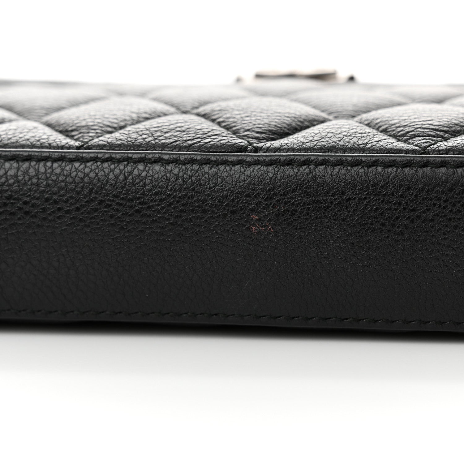 Chanel Calfskin Quilted Small Boy Clutch With Chain Black 17 of 17