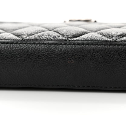 Chanel Calfskin Quilted Small Boy Clutch With Chain Black 17 of 17