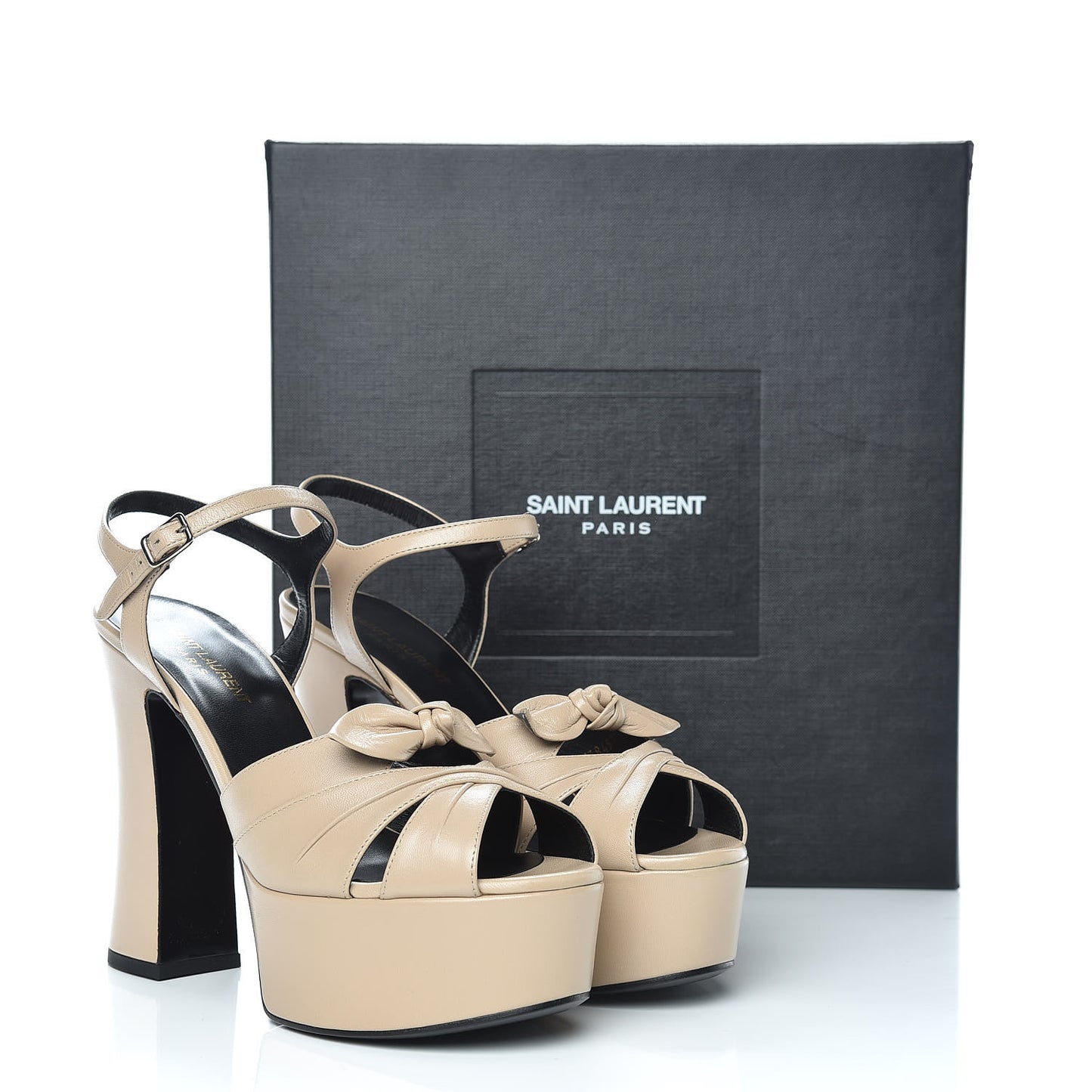Goatskin Candy 80 Platform Sandals 37.5 Powder