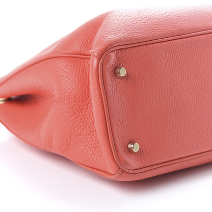 Christian Dior Bullcalf Large Diorissimo Tote True Red 5 of 8