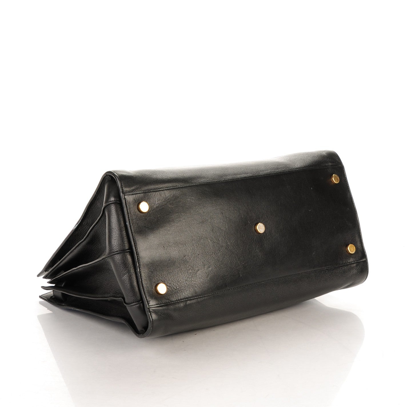 Calfskin Large Sac De Jour Carryall Black