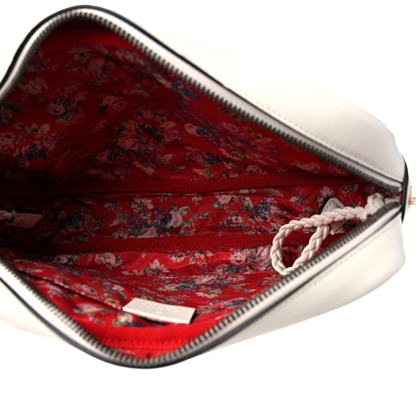 Nappa Web Trapuntata Small GG Shoulder Bag White