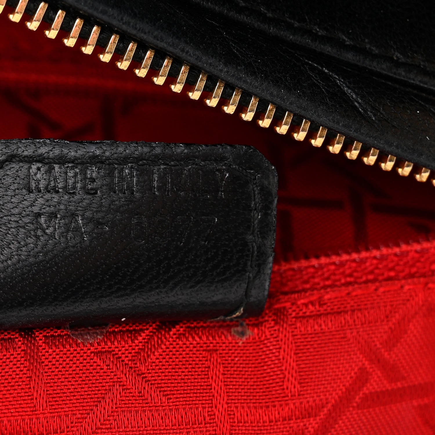 Christian Dior CHRISTIAN DIOR Lambskin Cannage Large Lady Dior Black 7 of 11