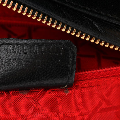 Christian Dior CHRISTIAN DIOR Lambskin Cannage Large Lady Dior Black 7 of 11