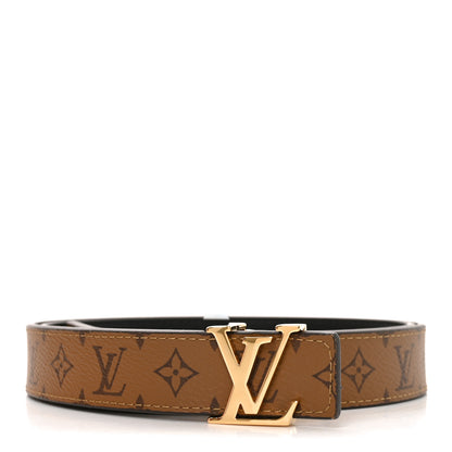 Louis Vuitton Reverse Monogram 35mm LV Initiales Reversible Belt 90 36 Black 1 of 6