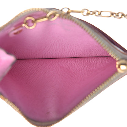 Louis Vuitton Monogram Multicolor Key Pouch White Litchi 5 of 16
